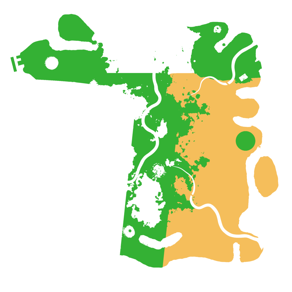 Biome Rust Map: Procedural Map, Size: 3950, Seed: 817340523