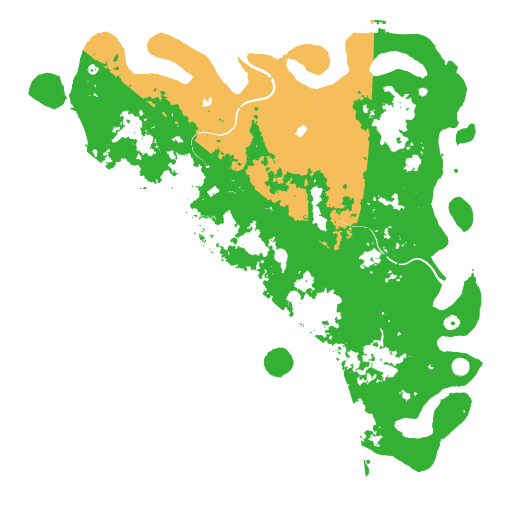 Biome Rust Map: Procedural Map, Size: 5000, Seed: 112233