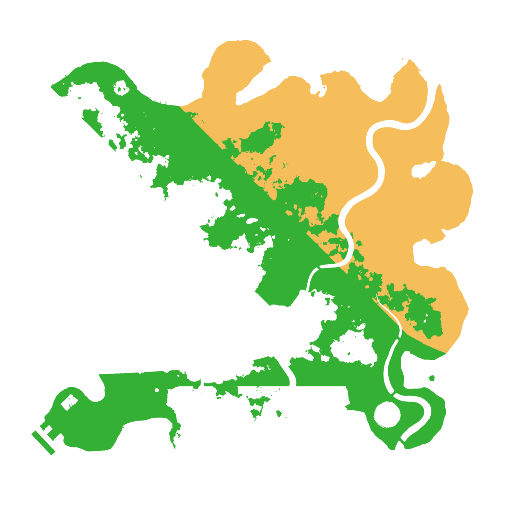 Biome Rust Map: Procedural Map, Size: 3550, Seed: 502482