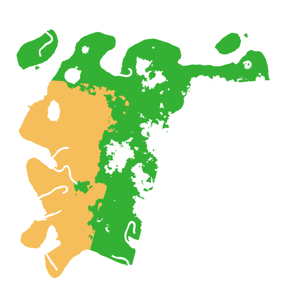 Biome Rust Map: Procedural Map, Size: 3600, Seed: 14