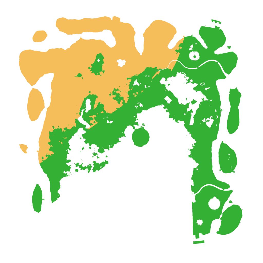 Biome Rust Map: Procedural Map, Size: 4000, Seed: 5067