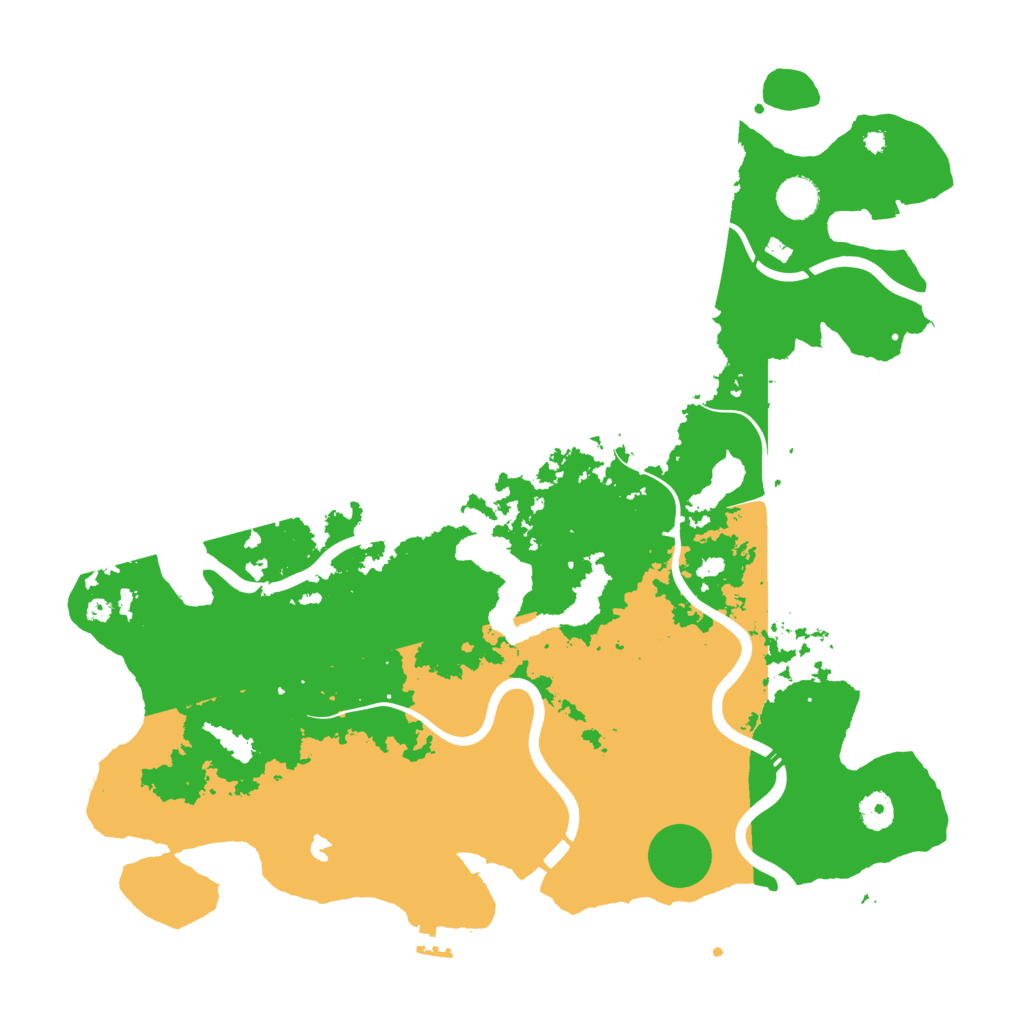 Biome Rust Map: Procedural Map, Size: 4250, Seed: 21707