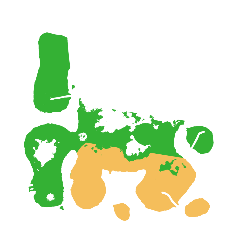 Biome Rust Map: Procedural Map, Size: 3000, Seed: 395044552