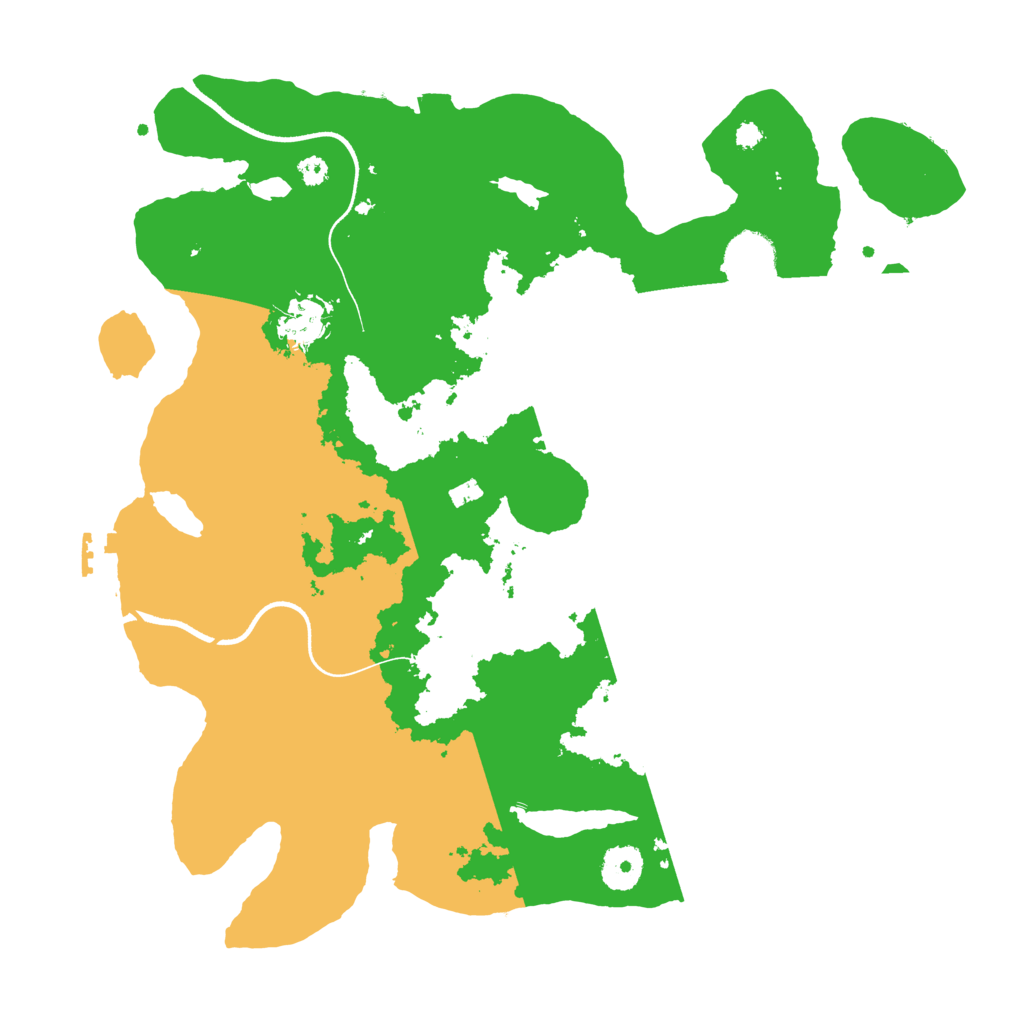 Biome Rust Map: Procedural Map, Size: 3550, Seed: 381939