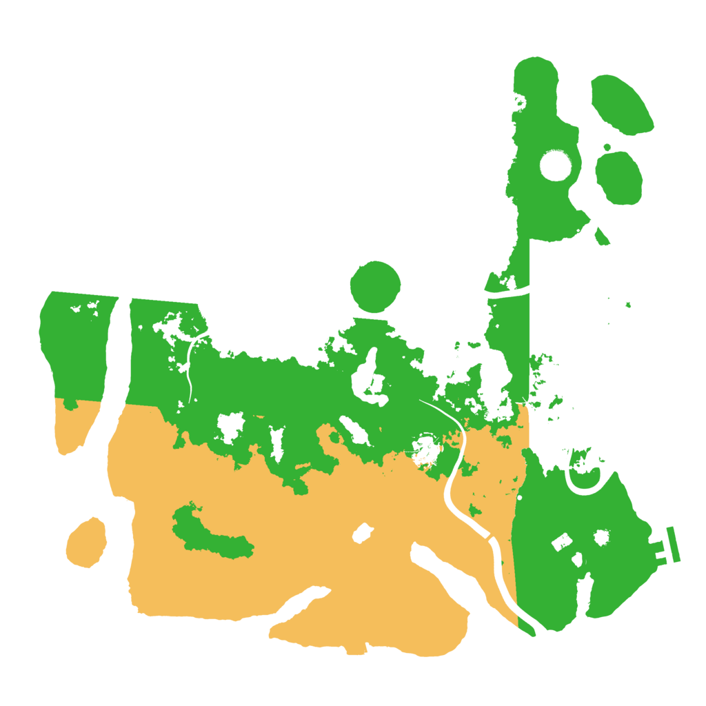 Biome Rust Map: Procedural Map, Size: 4000, Seed: 170519
