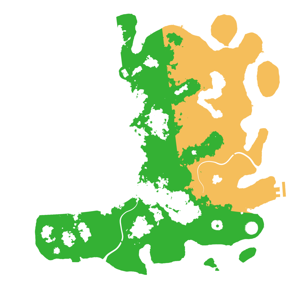 Biome Rust Map: Procedural Map, Size: 4000, Seed: 321124