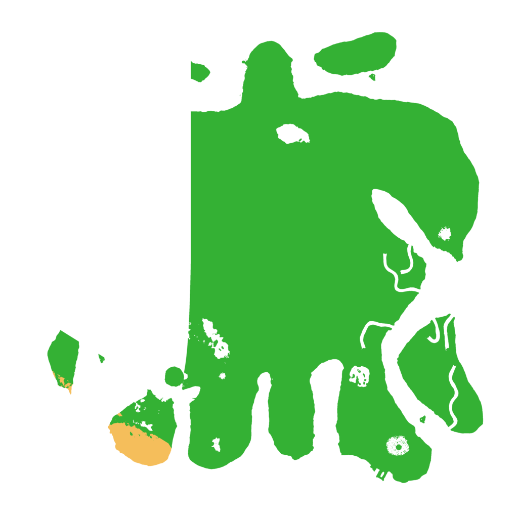 Biome Rust Map: Procedural Map, Size: 3700, Seed: 1541357636