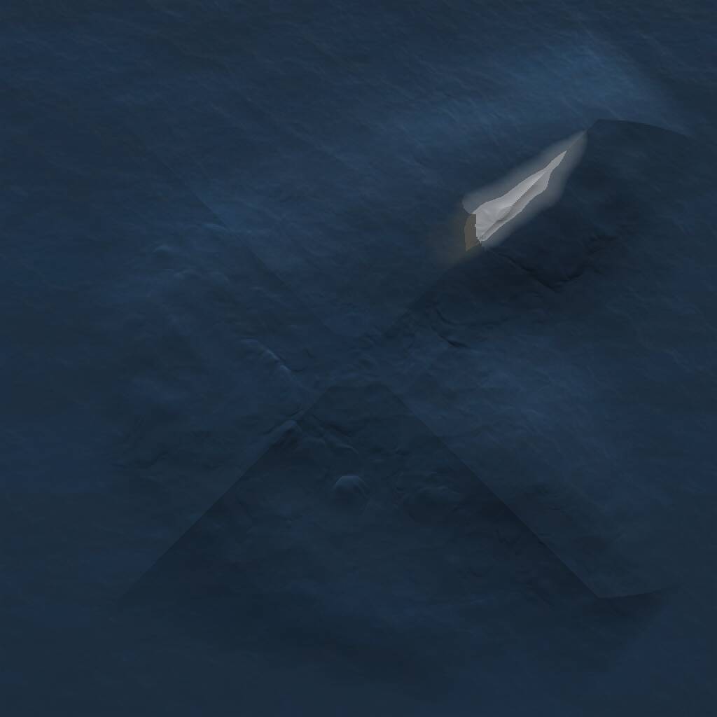 Rust Map: Procedural Map, Size: 1000, Seed: 1693, 1 Monuments