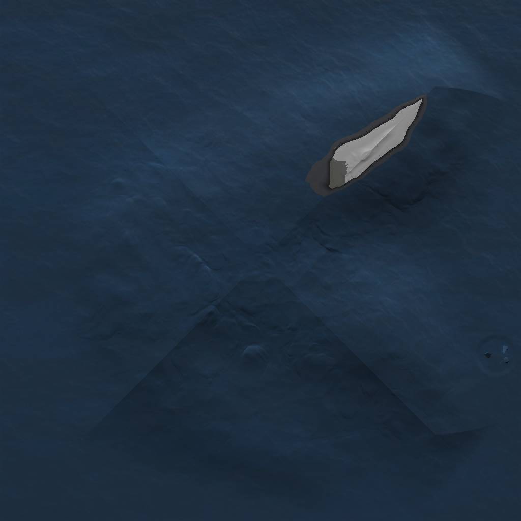 Rust Map: Procedural Map, Size: 1000, Seed: 1693, 3 Monuments