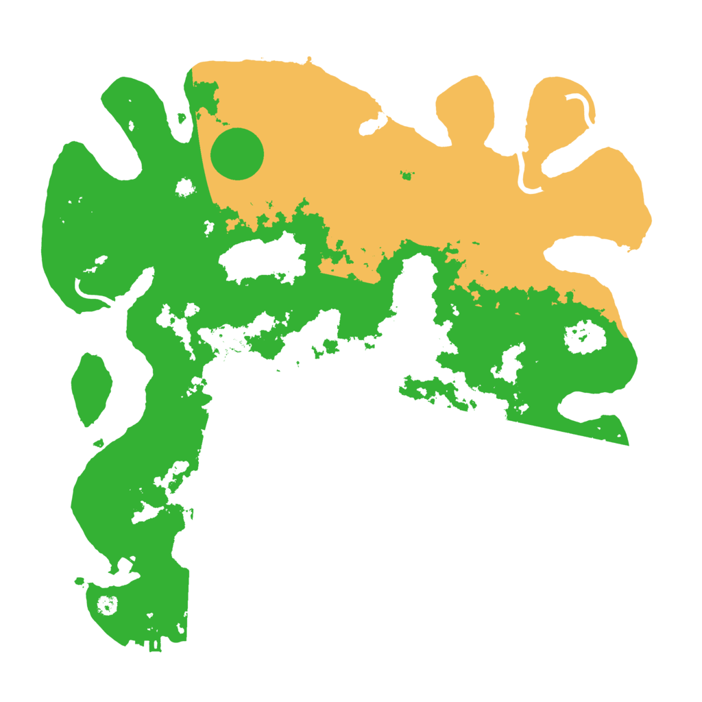 Biome Rust Map: Procedural Map, Size: 3550, Seed: 176533