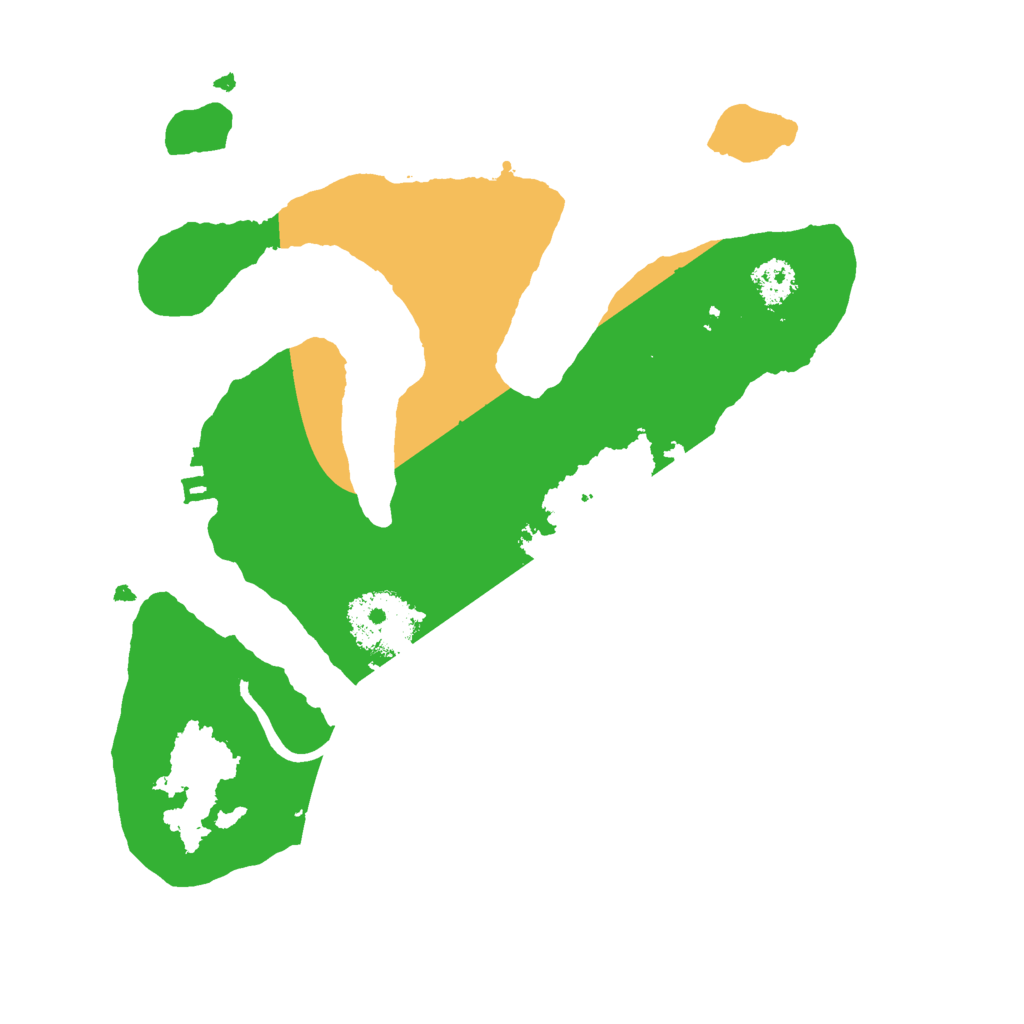 Biome Rust Map: Procedural Map, Size: 2500, Seed: 724