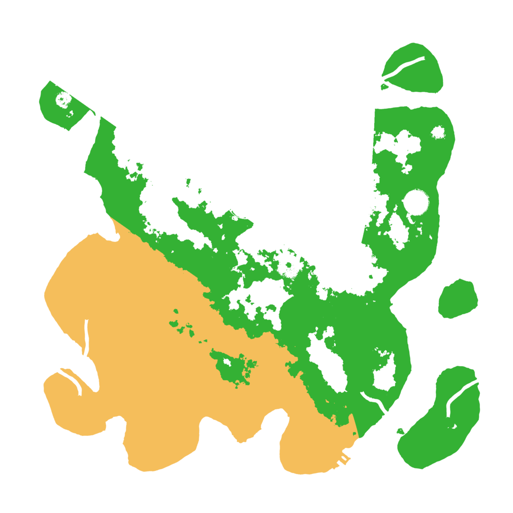 Biome Rust Map: Procedural Map, Size: 3550, Seed: 531282