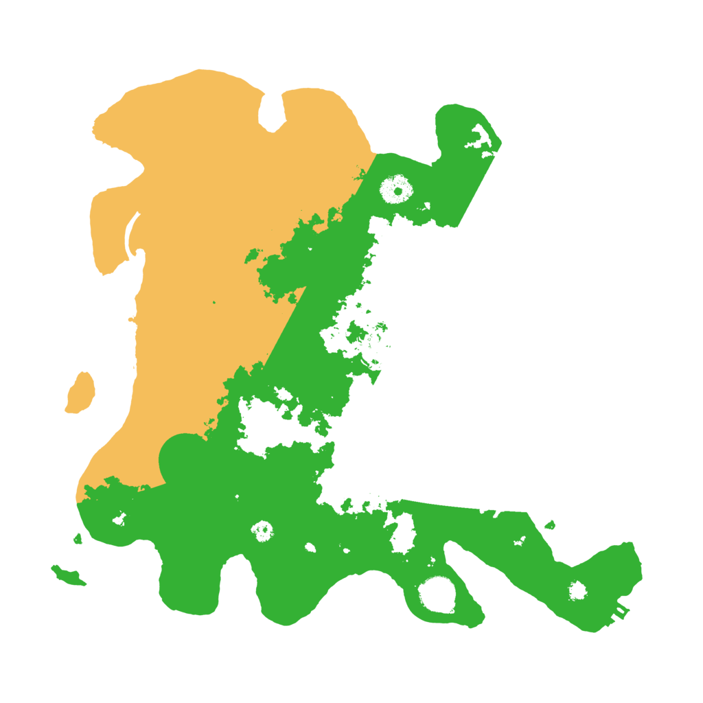 Biome Rust Map: Procedural Map, Size: 3500, Seed: 22233