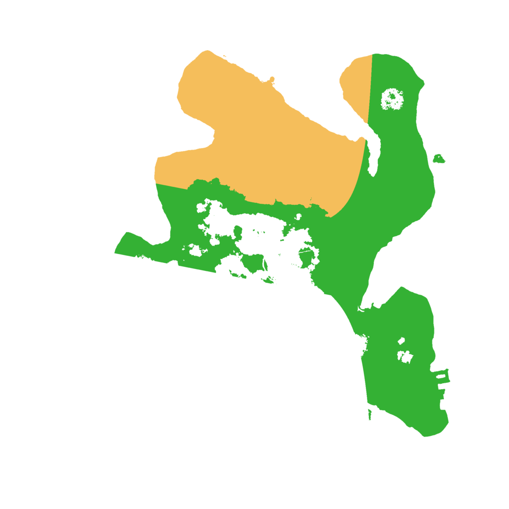 Biome Rust Map: Procedural Map, Size: 2300, Seed: 6738