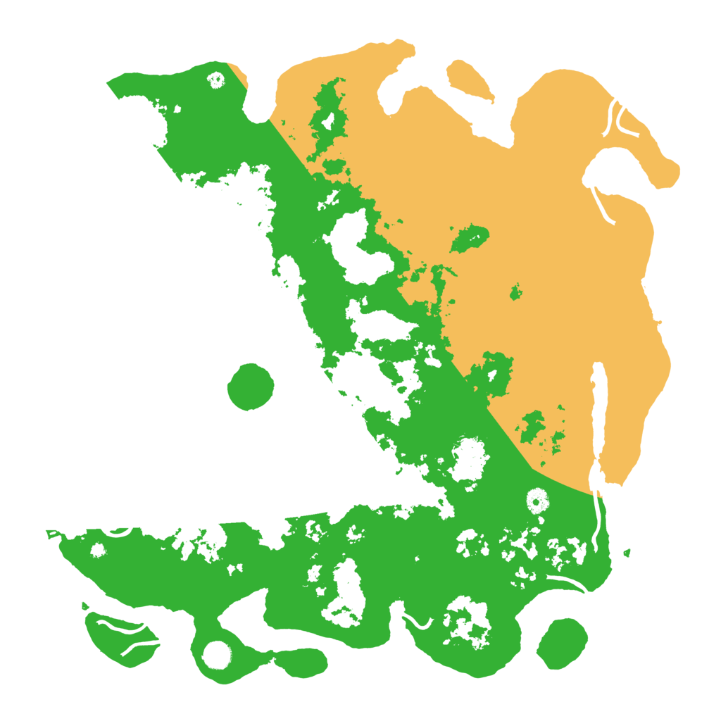 Biome Rust Map: Procedural Map, Size: 4500, Seed: 1001001