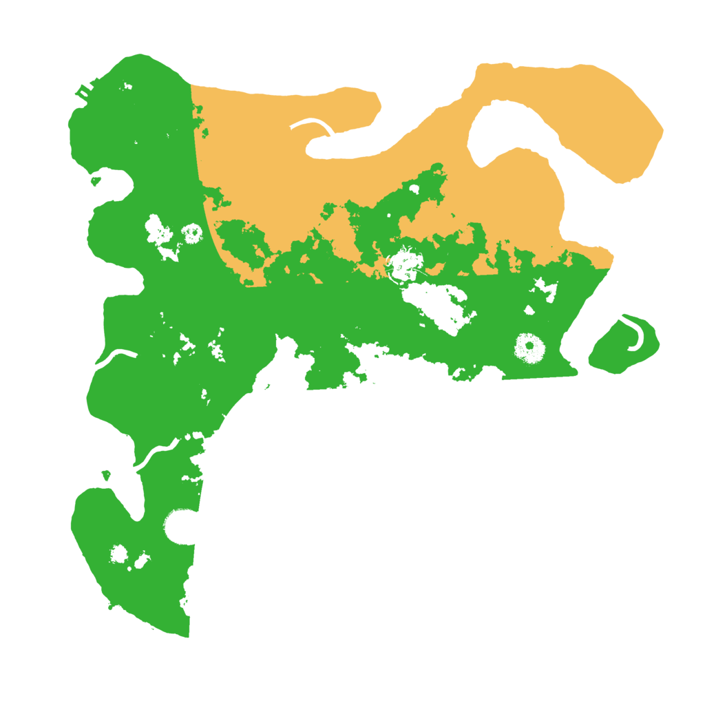 Biome Rust Map: Procedural Map, Size: 3550, Seed: 432040