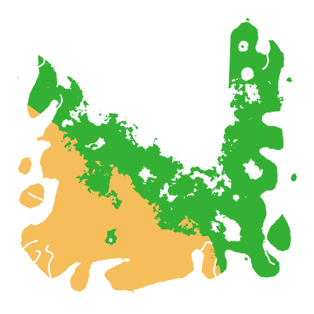 Biome Rust Map: Procedural Map, Size: 4500, Seed: 1517570603
