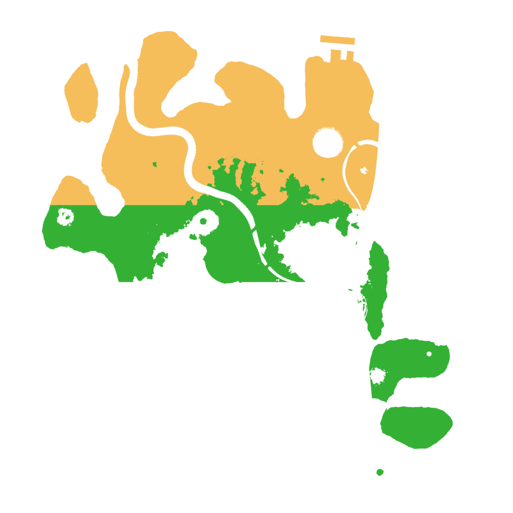 Biome Rust Map: Procedural Map, Size: 3000, Seed: 7734515