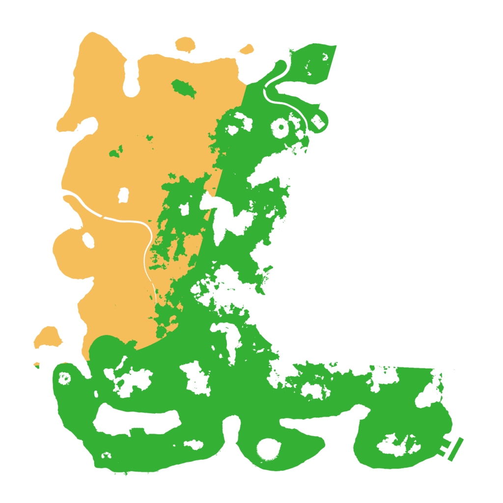 Biome Rust Map: Procedural Map, Size: 4000, Seed: 12851615