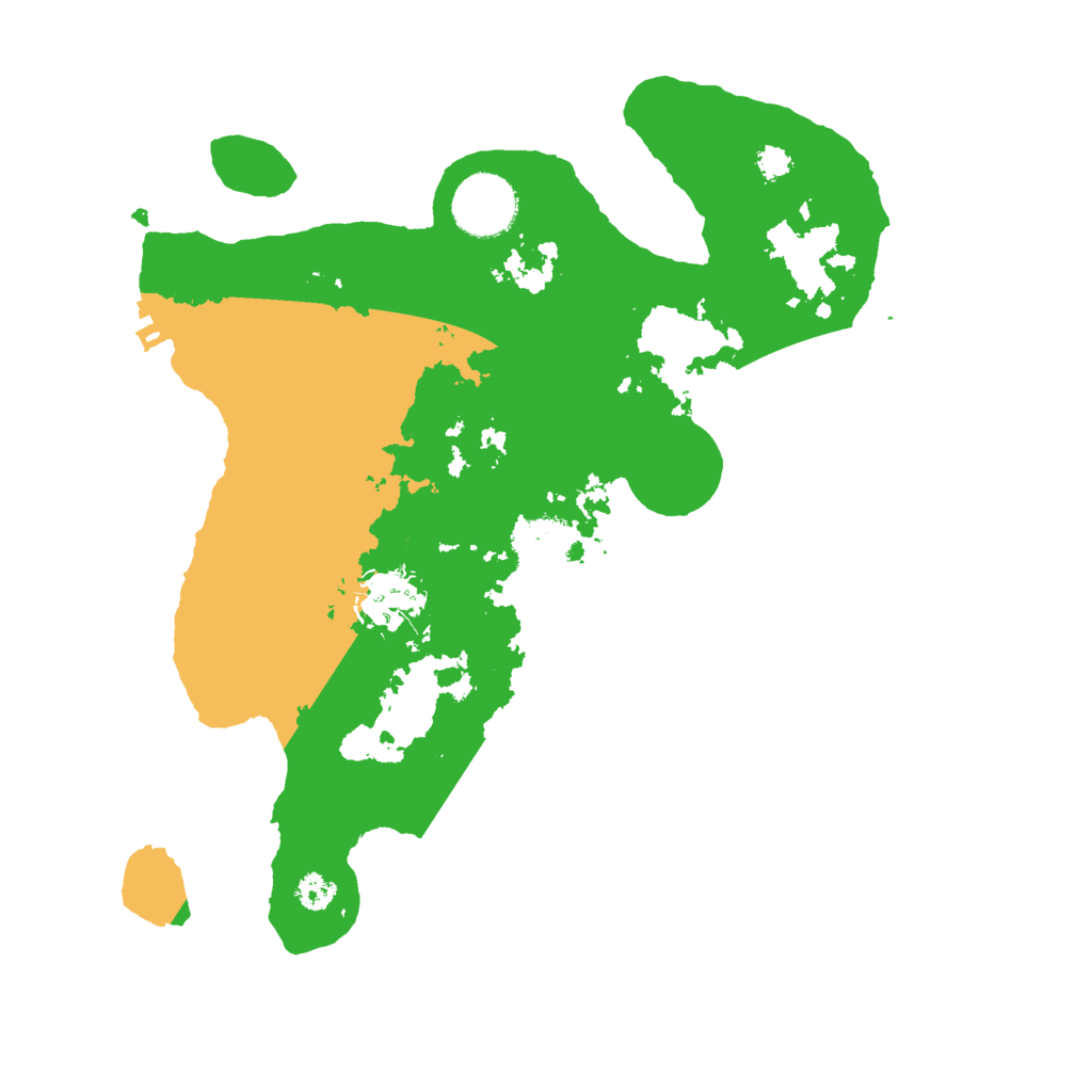 Biome Rust Map: Procedural Map, Size: 3000, Seed: 44