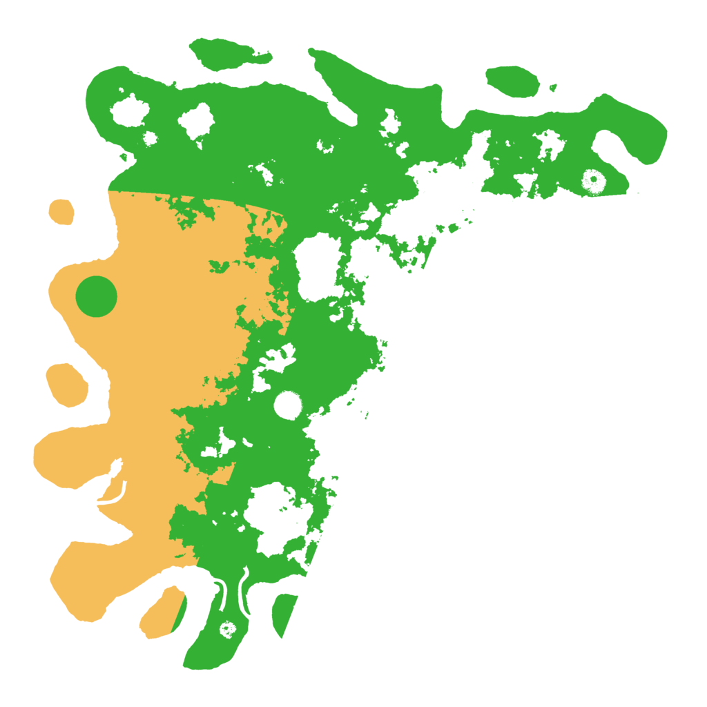 Biome Rust Map: Procedural Map, Size: 4500, Seed: 2076594979