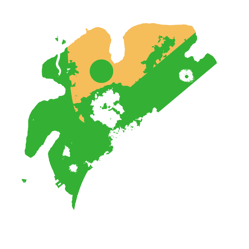 Biome Rust Map: Procedural Map, Size: 2800, Seed: 13