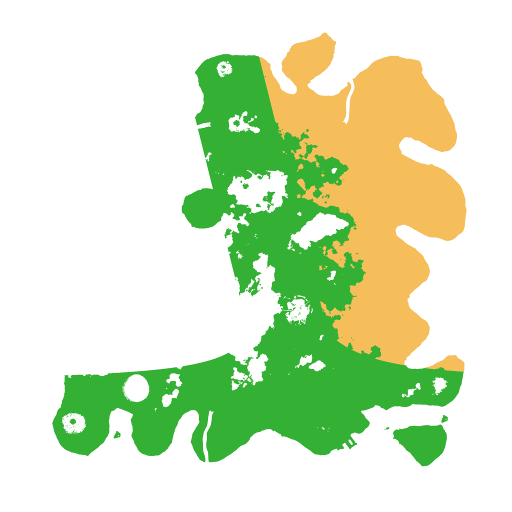 Biome Rust Map: Procedural Map, Size: 3500, Seed: 2099313582