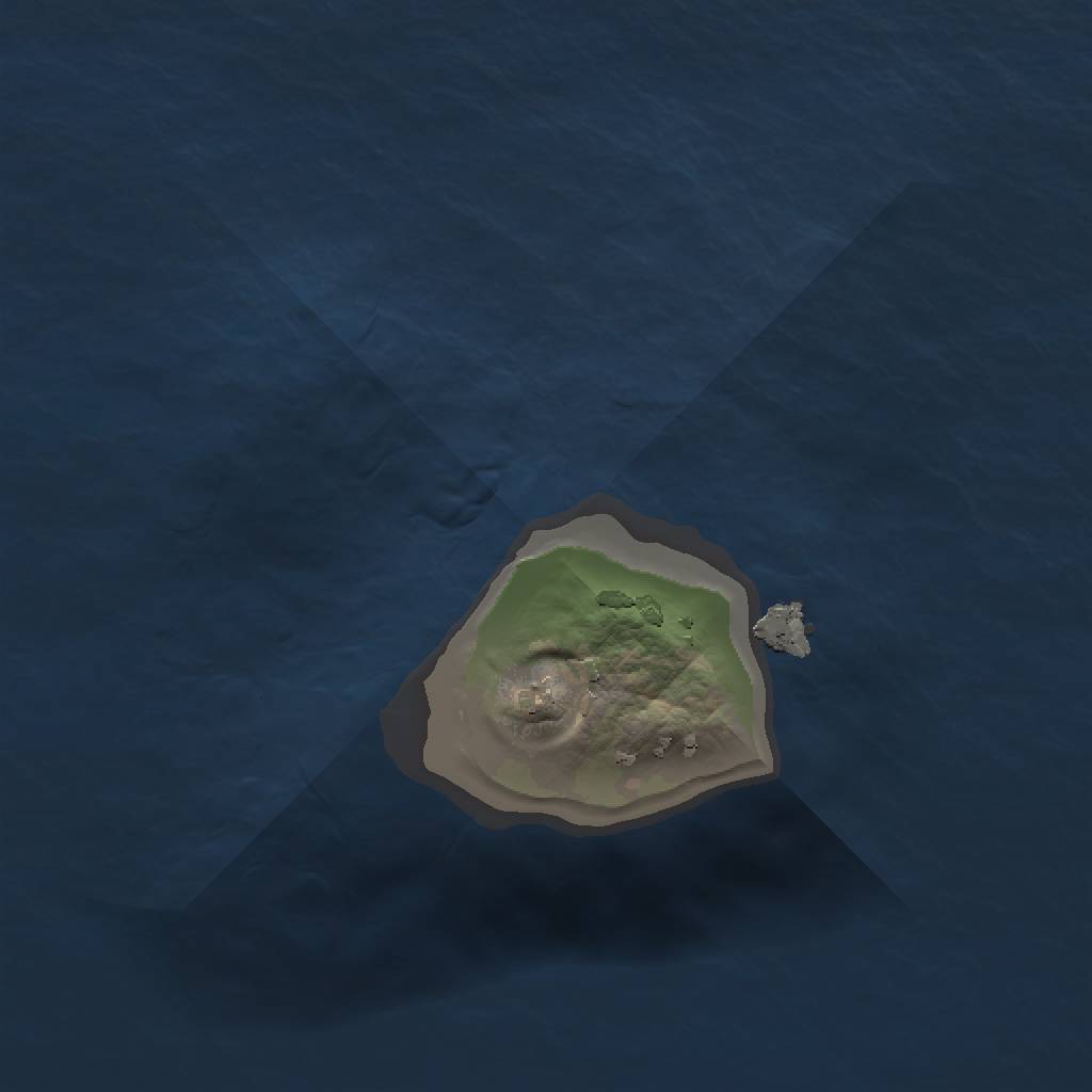 Rust Map: Procedural Map, Size: 1000, Seed: 4845, 3 Monuments