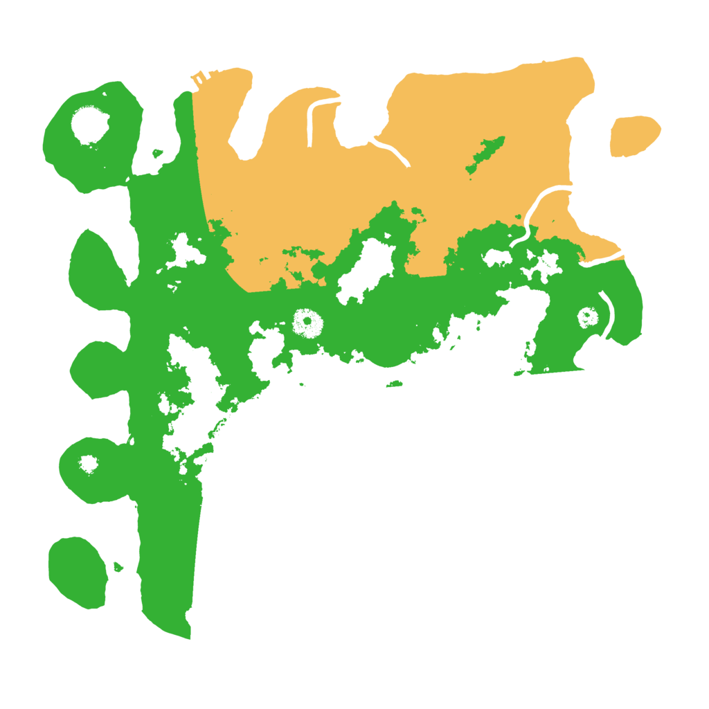 Biome Rust Map: Procedural Map, Size: 3550, Seed: 335951