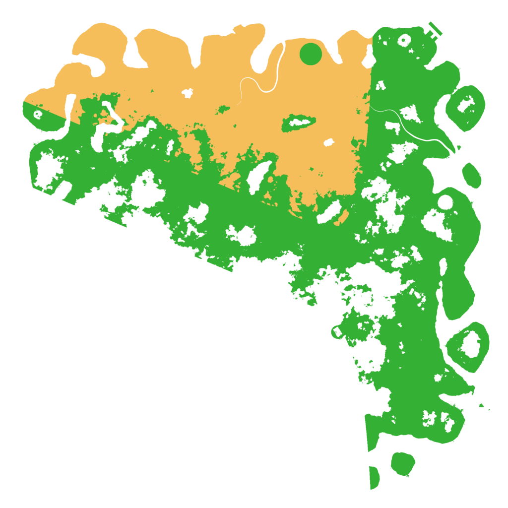 Biome Rust Map: Procedural Map, Size: 6000, Seed: 781615995