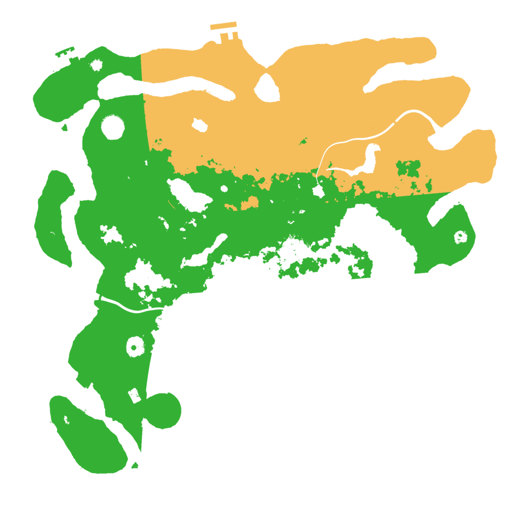 Biome Rust Map: Procedural Map, Size: 4000, Seed: 7243752