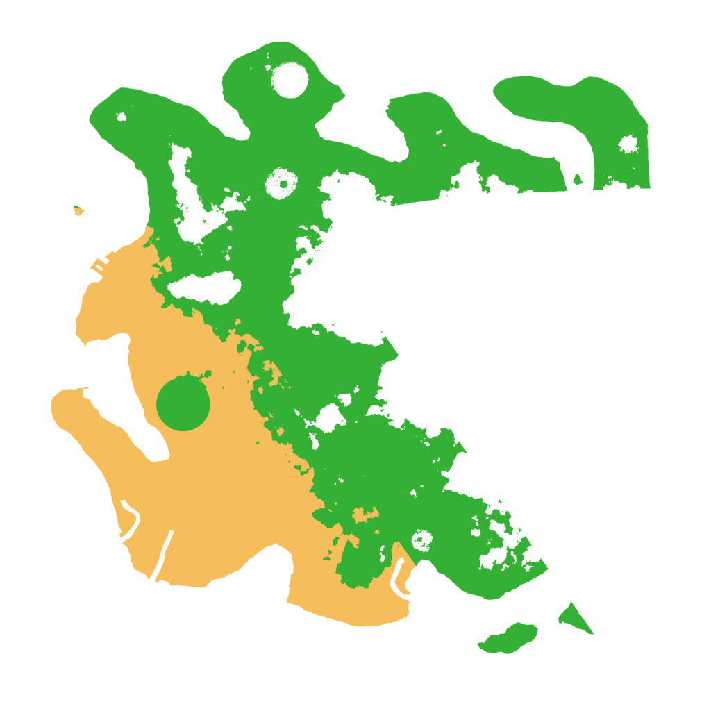 Biome Rust Map: Procedural Map, Size: 3500, Seed: 484