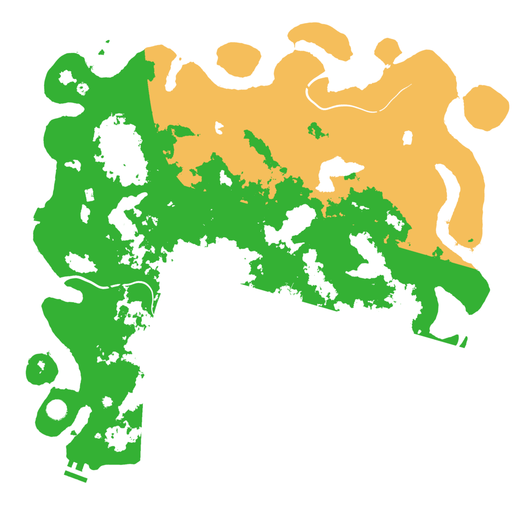 Biome Rust Map: Procedural Map, Size: 4500, Seed: 186755235
