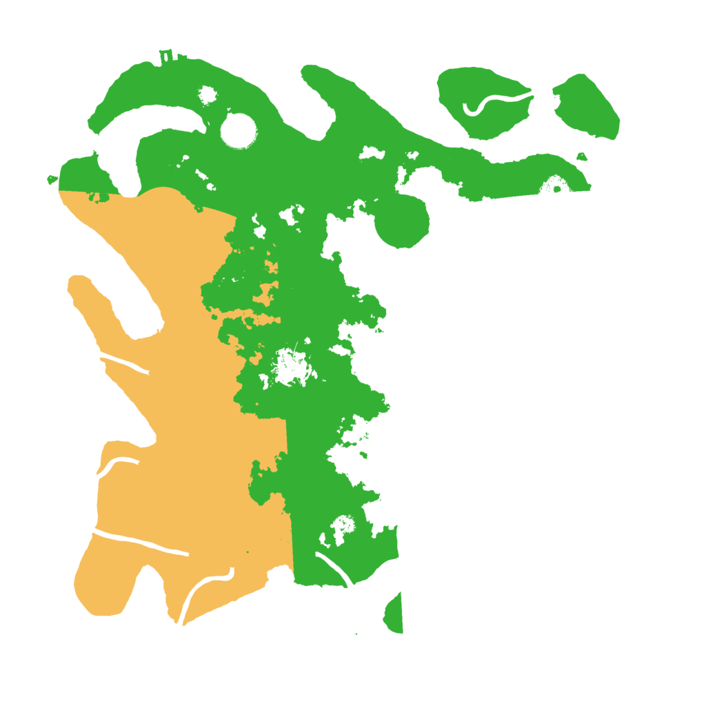 Biome Rust Map: Procedural Map, Size: 3500, Seed: 1475363091