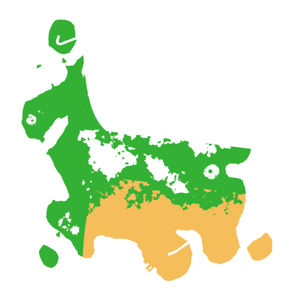 Biome Rust Map: Procedural Map, Size: 3100, Seed: 19299