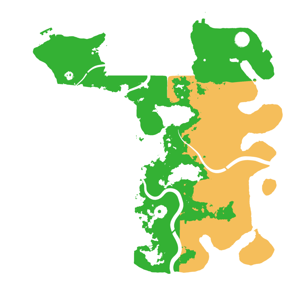 Biome Rust Map: Procedural Map, Size: 3550, Seed: 632838