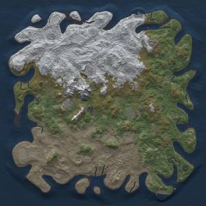 Thumbnail Rust Map: Procedural Map, Size: 5000, Seed: 1234, 20 Monuments