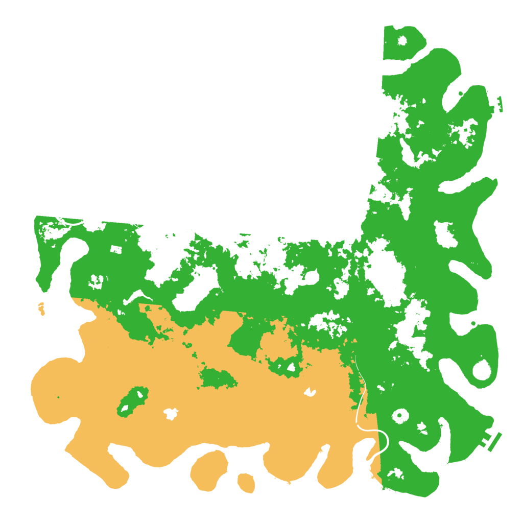 Biome Rust Map: Procedural Map, Size: 5000, Seed: 1234