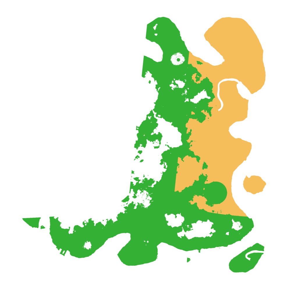 Biome Rust Map: Procedural Map, Size: 3500, Seed: 2007995610