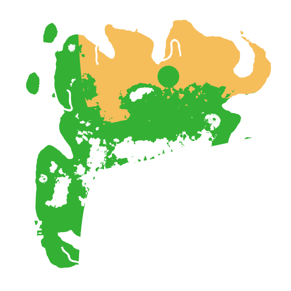 Biome Rust Map: Procedural Map, Size: 3550, Seed: 485681