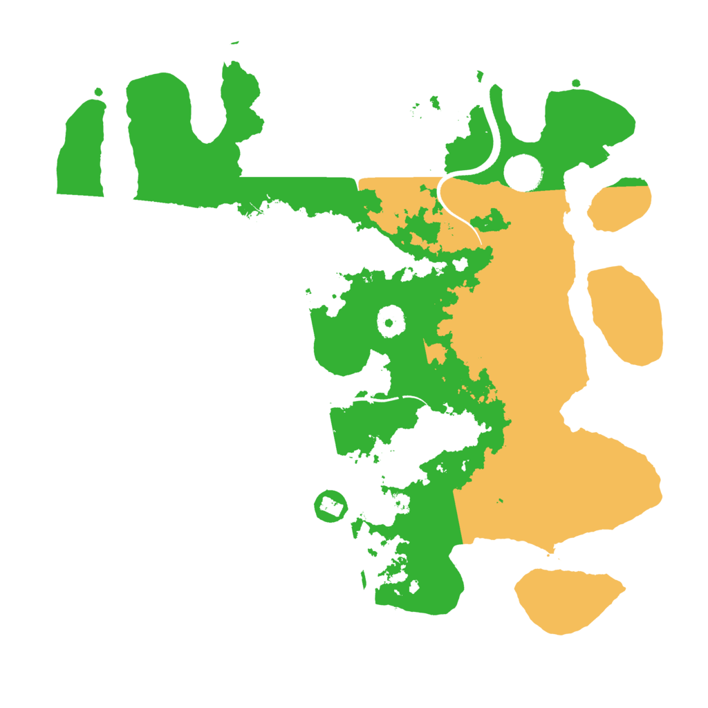 Biome Rust Map: Procedural Map, Size: 3500, Seed: 1653027303
