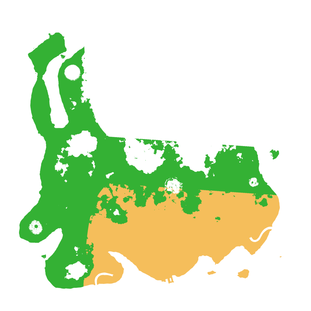 Biome Rust Map: Procedural Map, Size: 3550, Seed: 327879