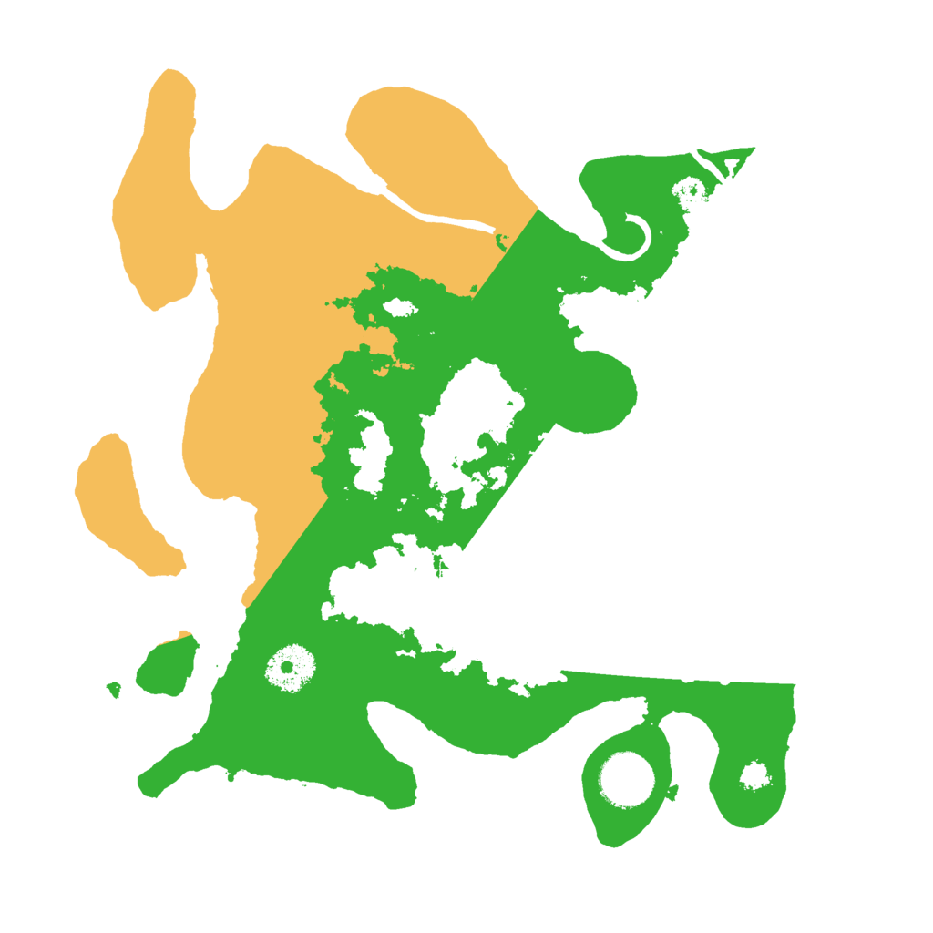 Biome Rust Map: Procedural Map, Size: 3000, Seed: 128