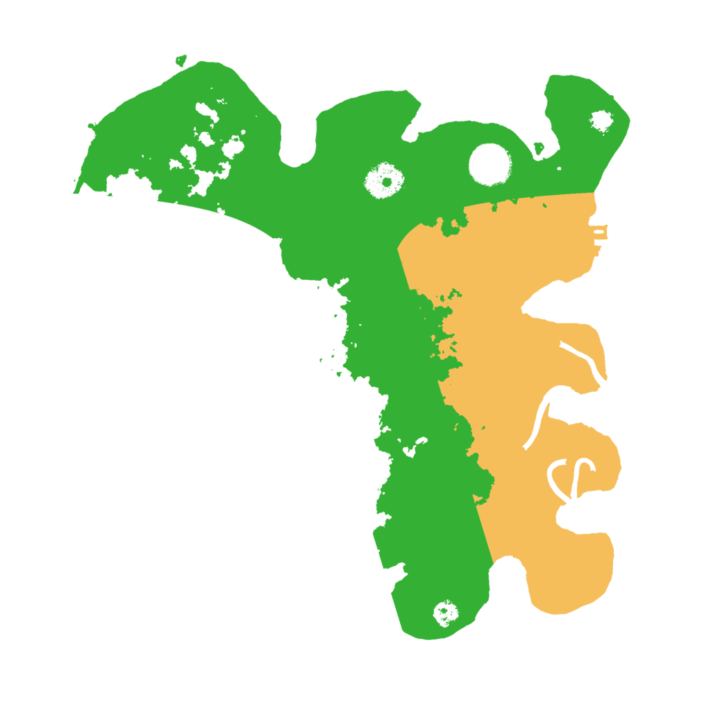Biome Rust Map: Procedural Map, Size: 3000, Seed: 674204391