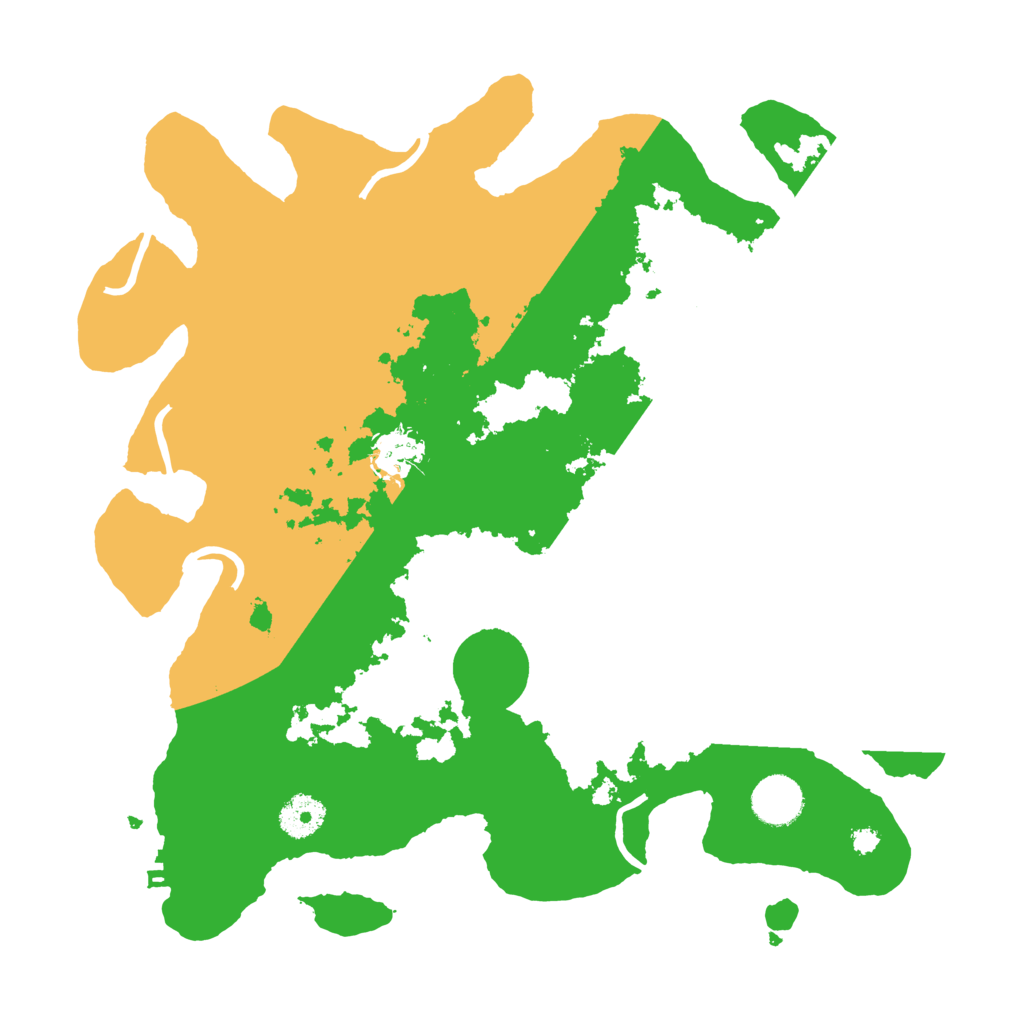 Biome Rust Map: Procedural Map, Size: 3550, Seed: 500393