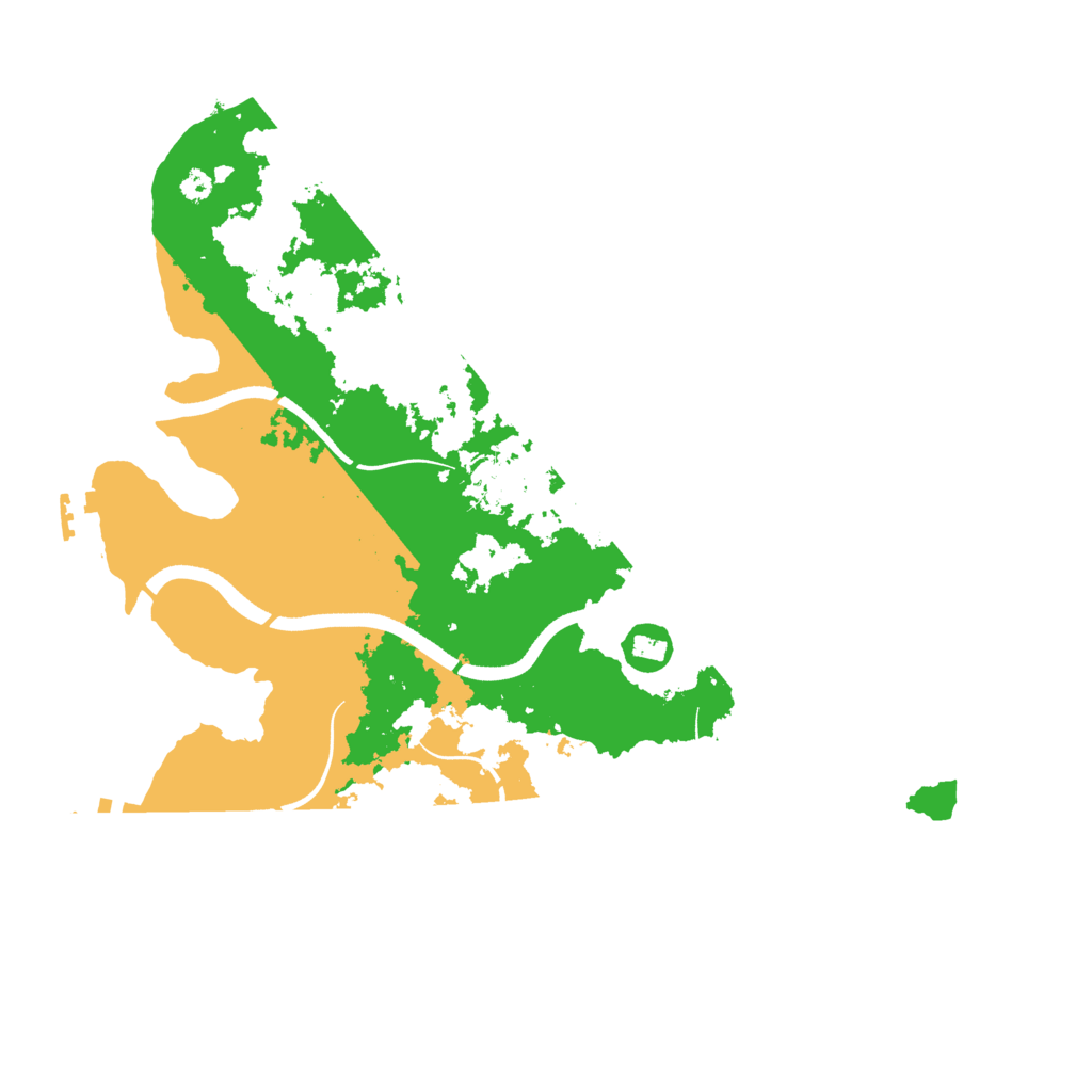Biome Rust Map: Procedural Map, Size: 3550, Seed: 718247