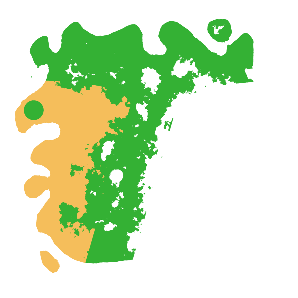 Biome Rust Map: Barren, Size: 4000, Seed: 2566