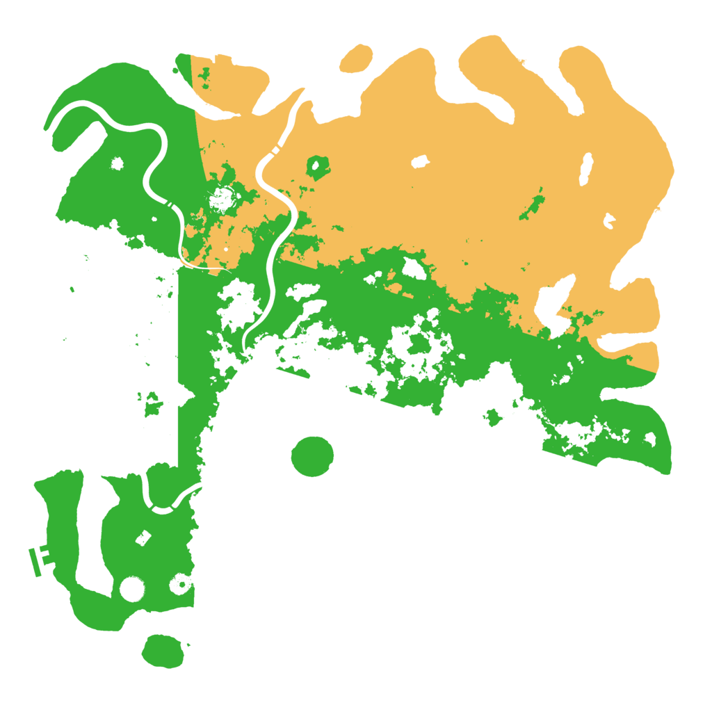 Biome Rust Map: Procedural Map, Size: 5000, Seed: 6894936