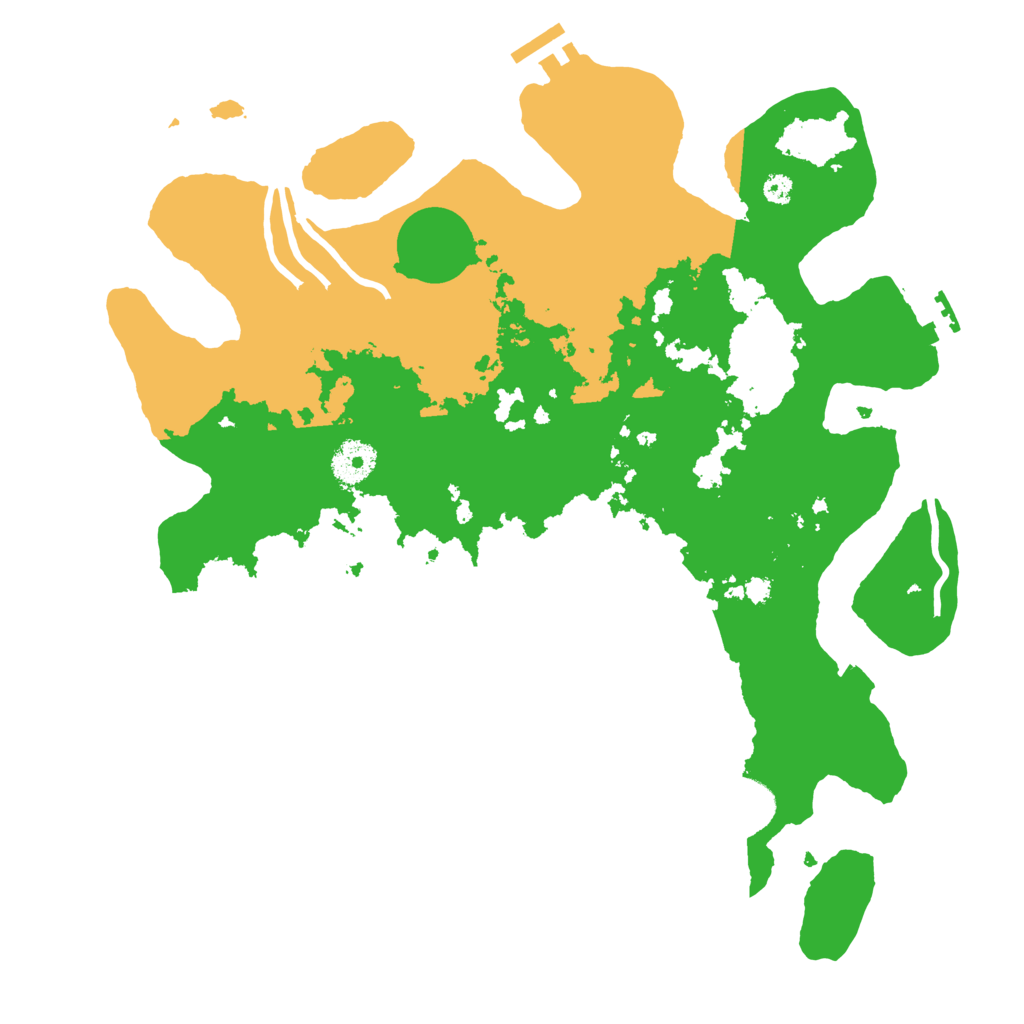 Biome Rust Map: Procedural Map, Size: 3550, Seed: 223153