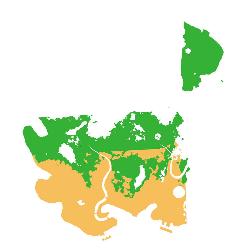Biome Rust Map: Procedural Map, Size: 4000, Seed: 14512645